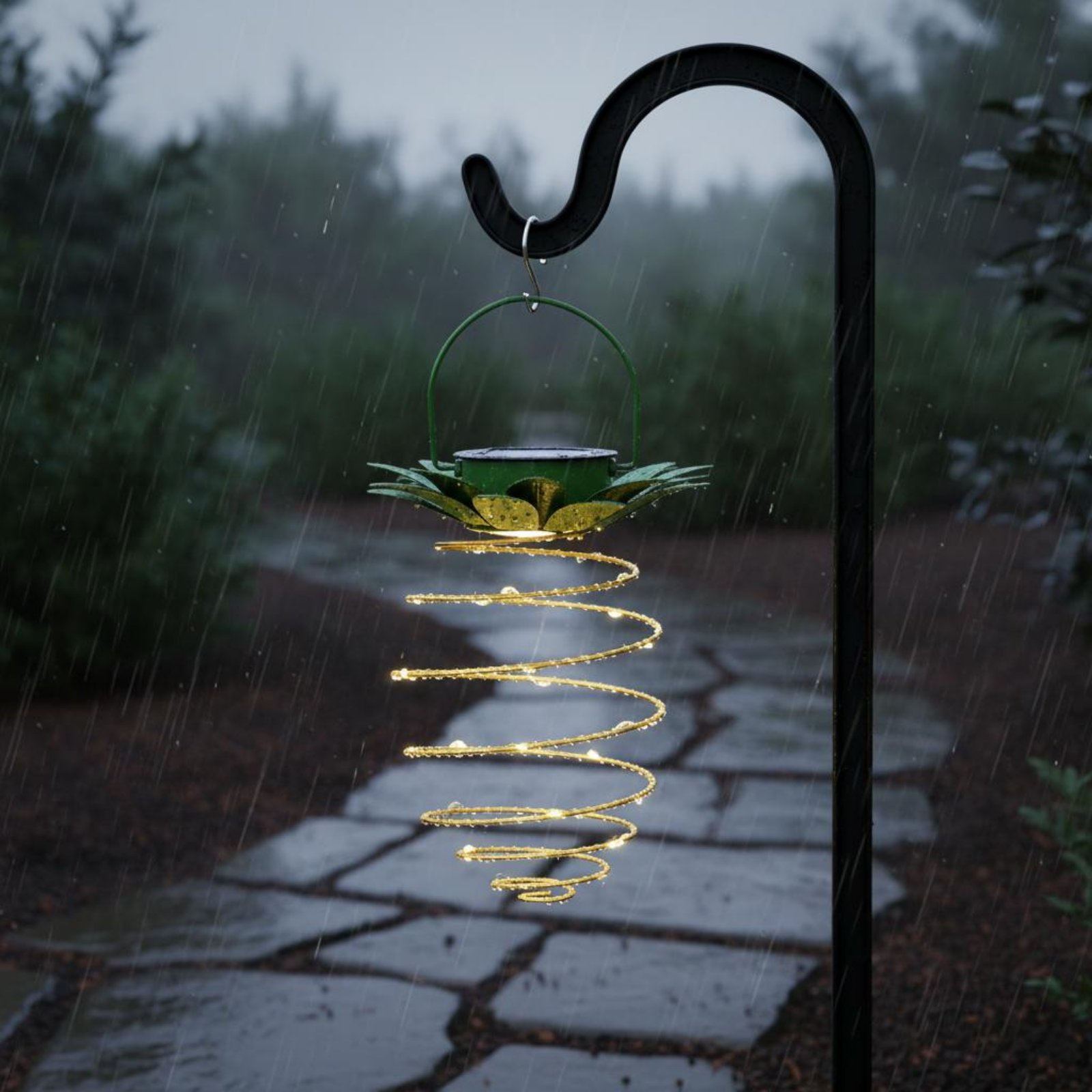 2 Pieces Solar Pineapple Lamp  - Outdoor Lighting Battery のレビューと価格