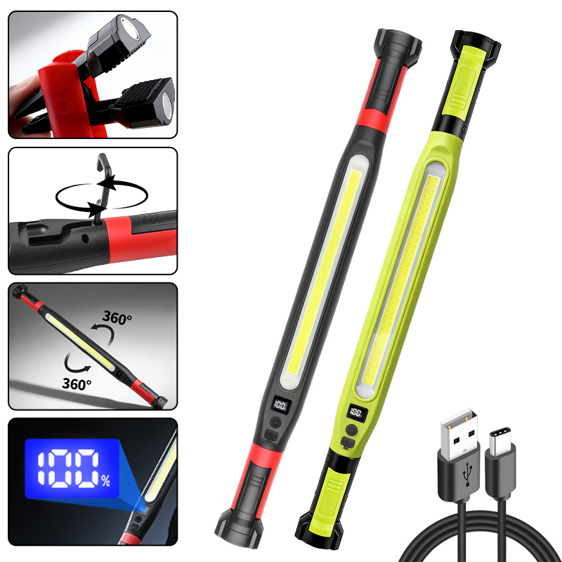 COB Work Light Type‑C Recharge - Outdoor Lighting Hooks のレビューと価格