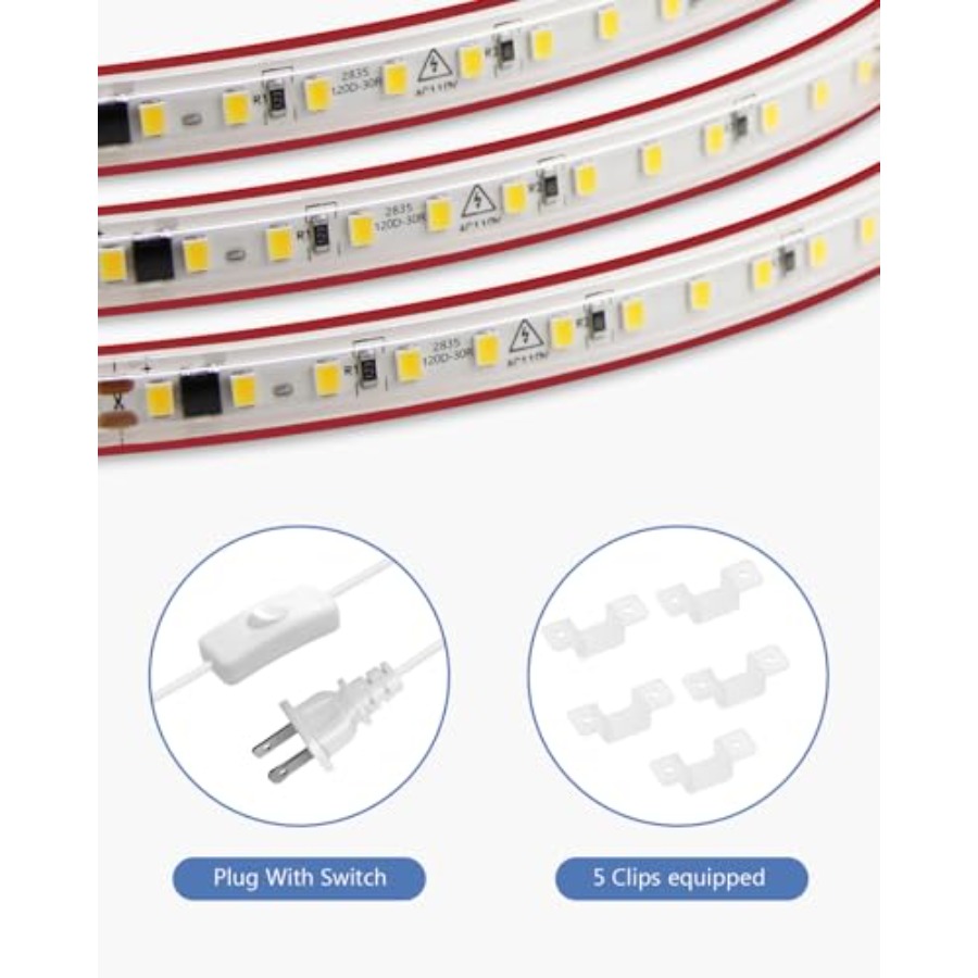LED Strip Lights for Bedroom w - Waterproof Led Strip のレビューと価格