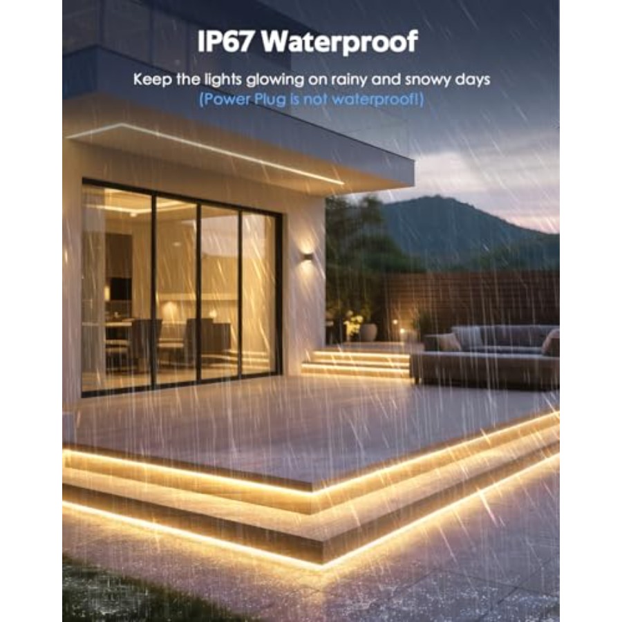 LED Strip Lights for Bedroom w - Waterproof Led Strip のレビューと価格