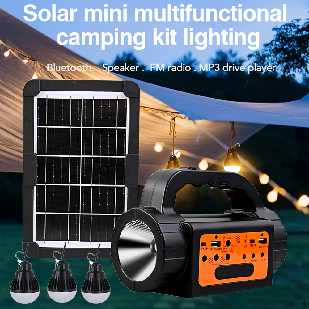 Solar Rechargeable Camping Lig - Outdoor Lighting Battery のレビューと価格
