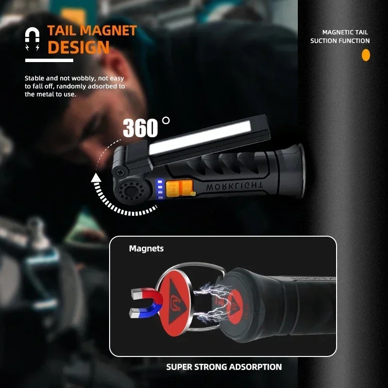 Portable LED COB Search Lights - Outdoor Lighting Hooks のレビューと価格