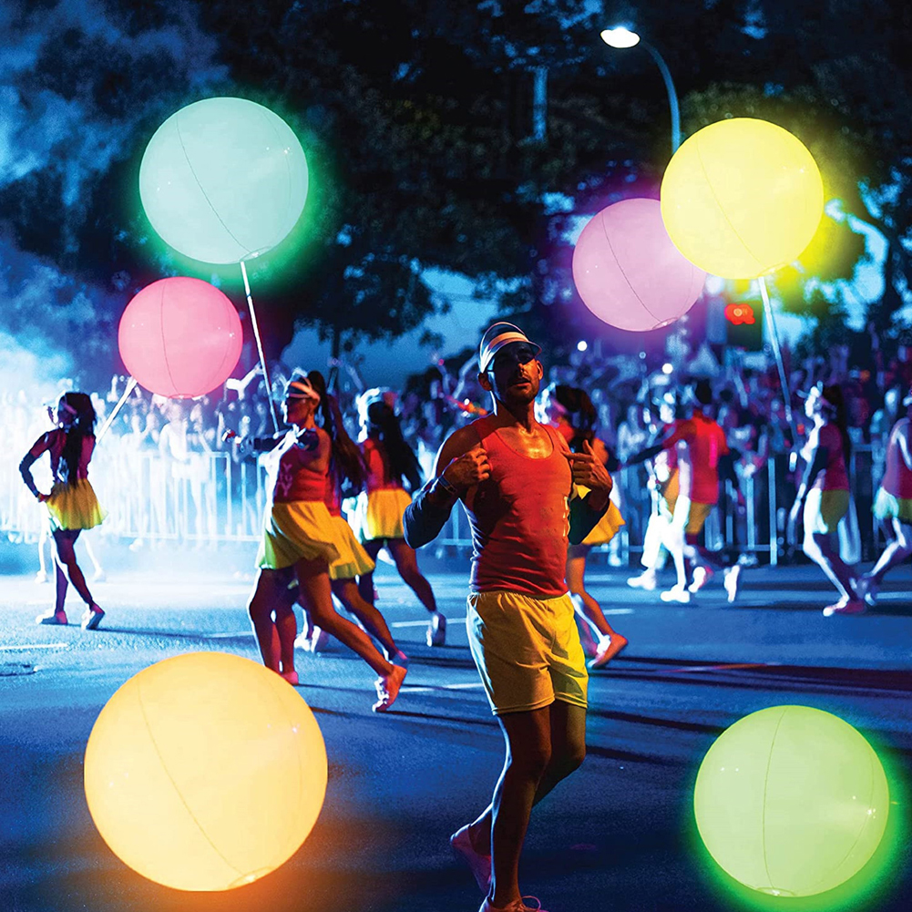 LED Glowing Balloon 16 Colors  - Outdoor Lighting On House のレビューと価格