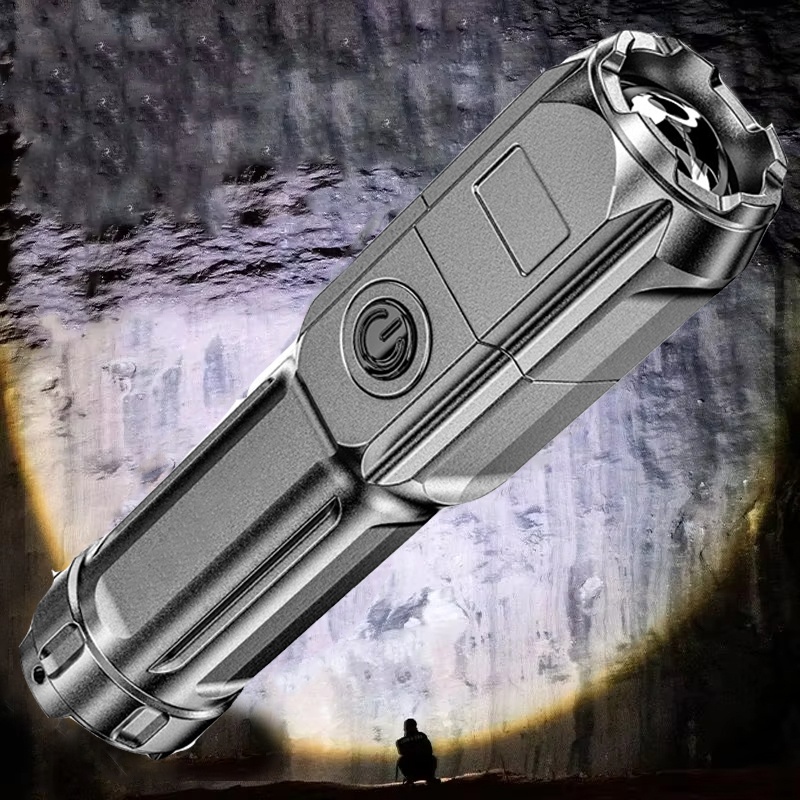 Super Bright Flashlight USB Re - Outdoor Lighting The Range のレビューと価格