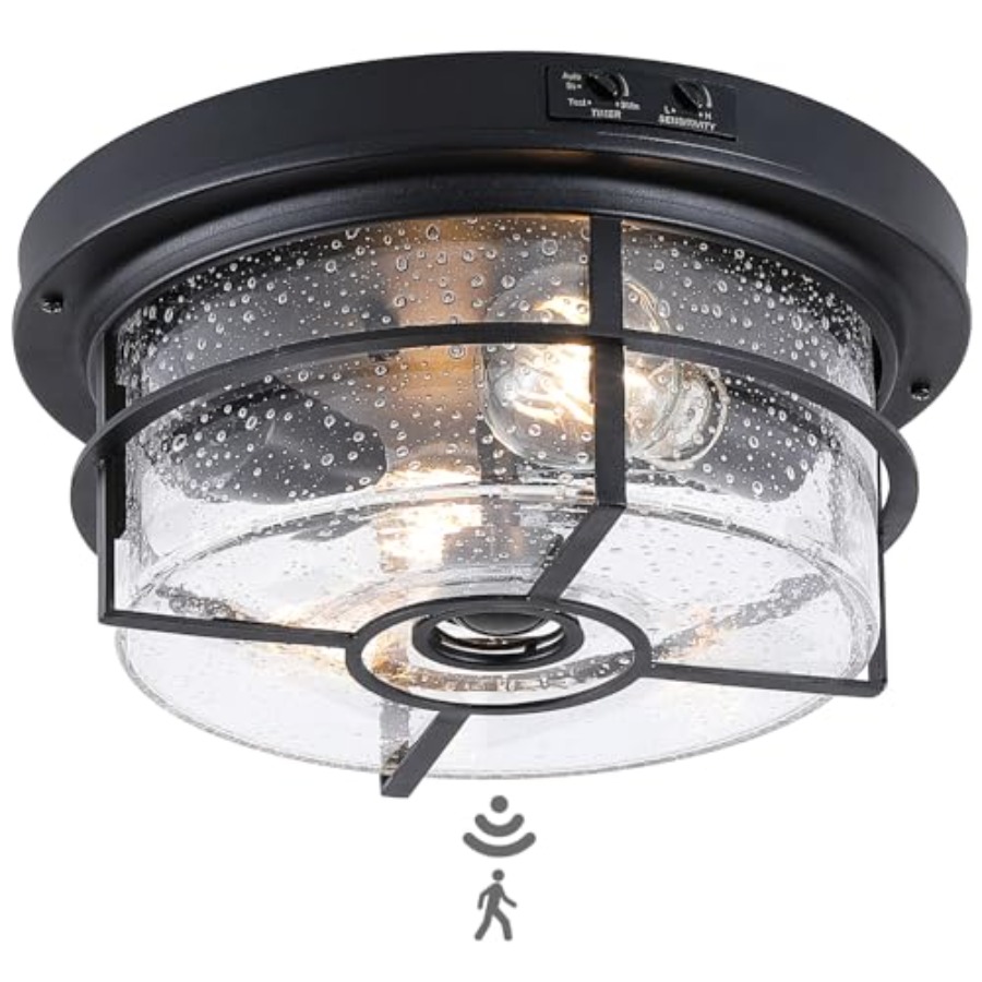 Motion Sensor Outdoor Flush Mo - Outdoor Lighting Sensor のレビューと価格