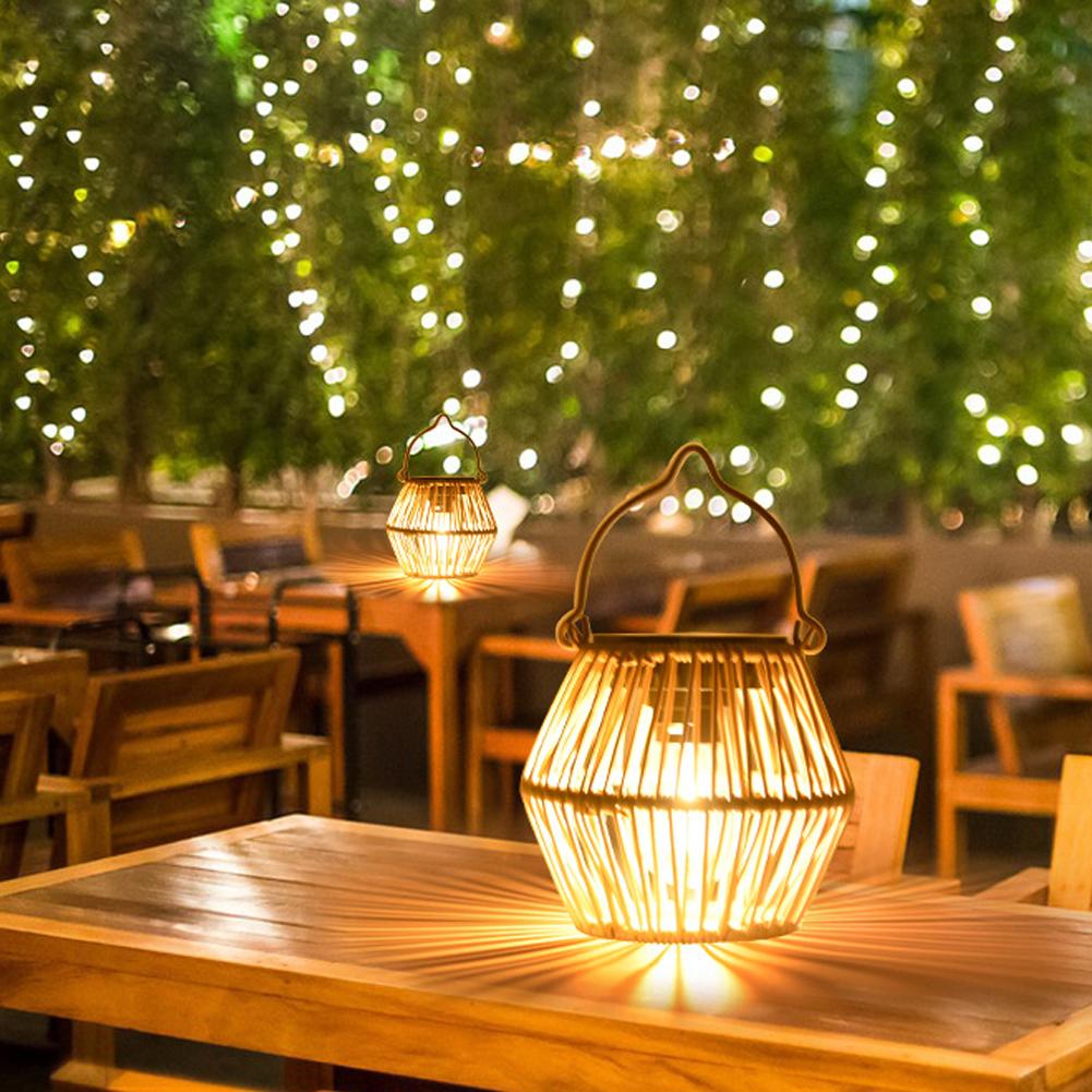 IP65 Waterproof Solar Rattan L - Outdoor Lighting For Garden のレビューと価格