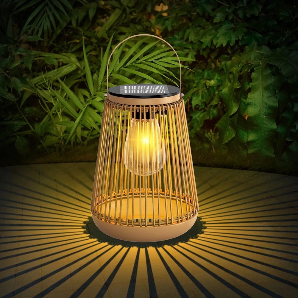 IP65 Waterproof Solar Rattan L - Outdoor Lighting For Garden のレビューと価格