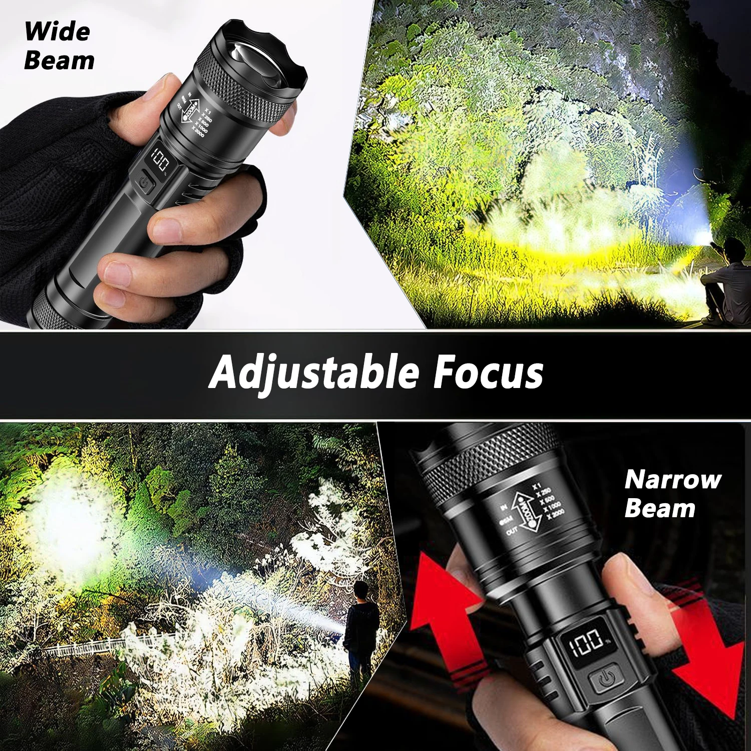Ultra Bright LED Flashlight 20 - Outdoor Lighting House のレビューと価格