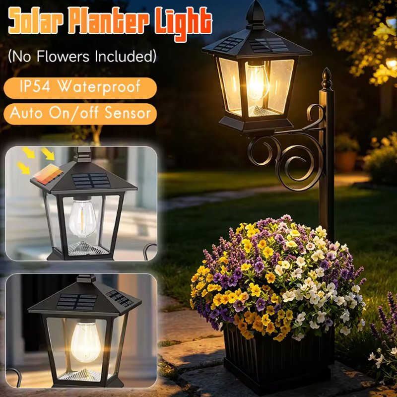 2-in-1 Solar Garden Planter La - Outdoor Lighting Battery のレビューと価格