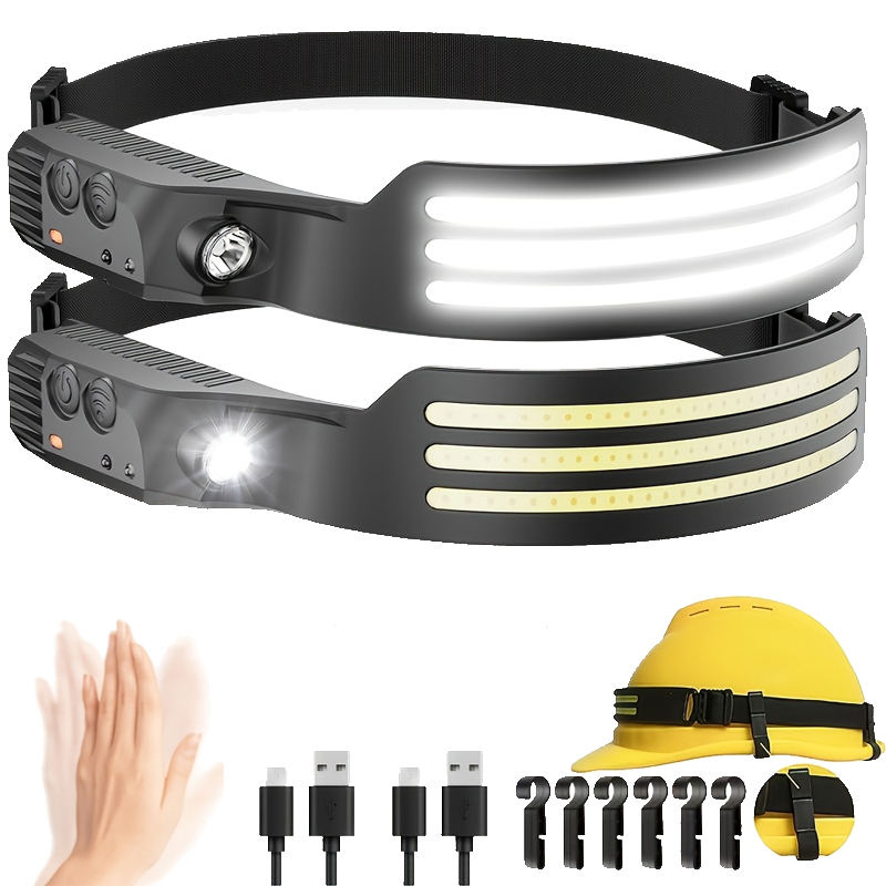 LED Sensor Headlamp USB Rechar - Outdoor Lighting Sensor のレビューと価格