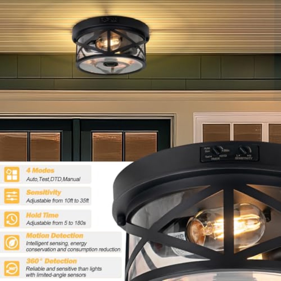 Motion Sensor Outdoor Ceiling  - Outdoor Lighting Sensor のレビューと価格