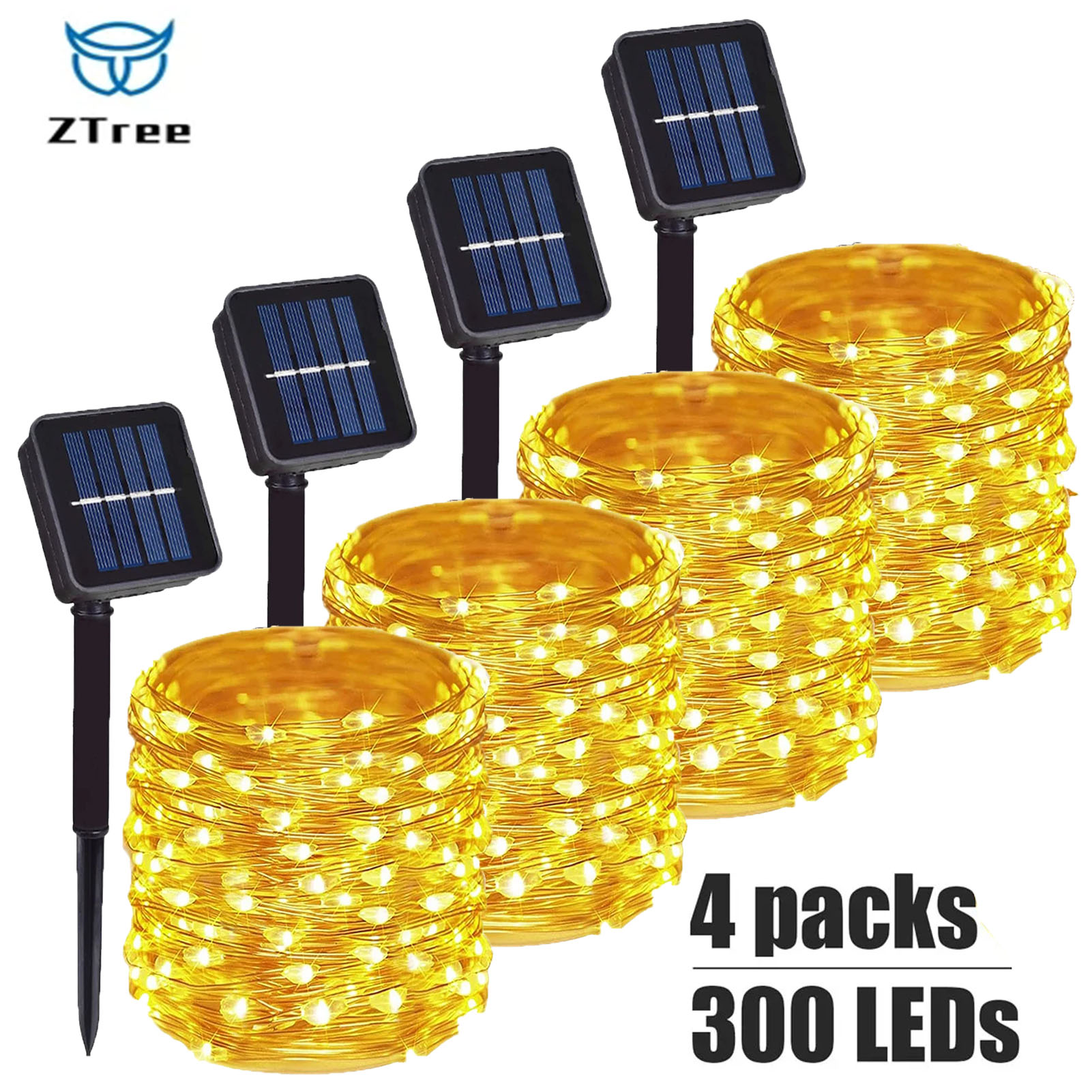 1~4Pcs Solar String Lights Out - Outdoor Lighting Driveway のレビューと価格