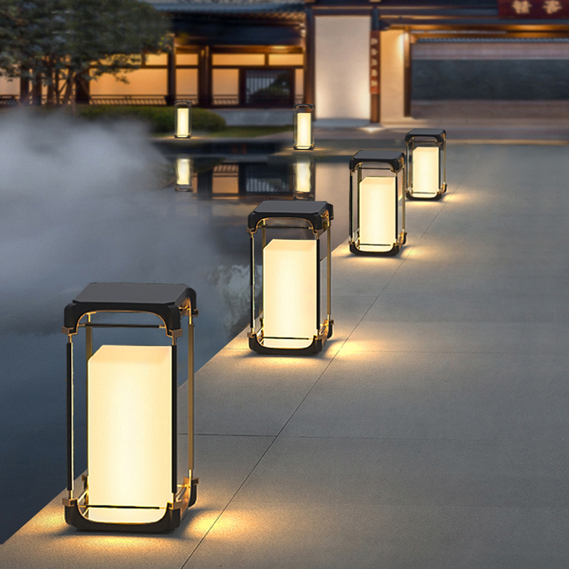 Luminous floor lamp courtyard  - Outdoor Lighting For Garden のレビューと価格