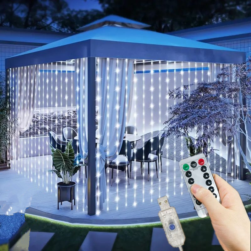 LED Garland Fairy Light Garden - Outdoor Lighting On House のレビューと価格