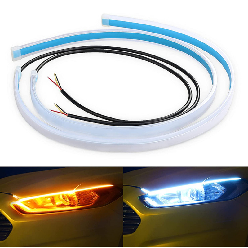 2 PCS DRL Car Flexible LED Day - Waterproof Led Strip のレビューと価格