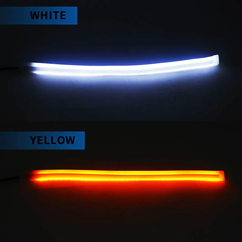 2 PCS DRL Car Flexible LED Day - Waterproof Led Strip のレビューと価格