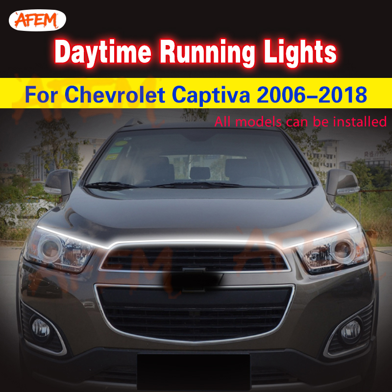 Car Flashing 1pcs DRL For Chev - Waterproof Led Strip のレビューと価格