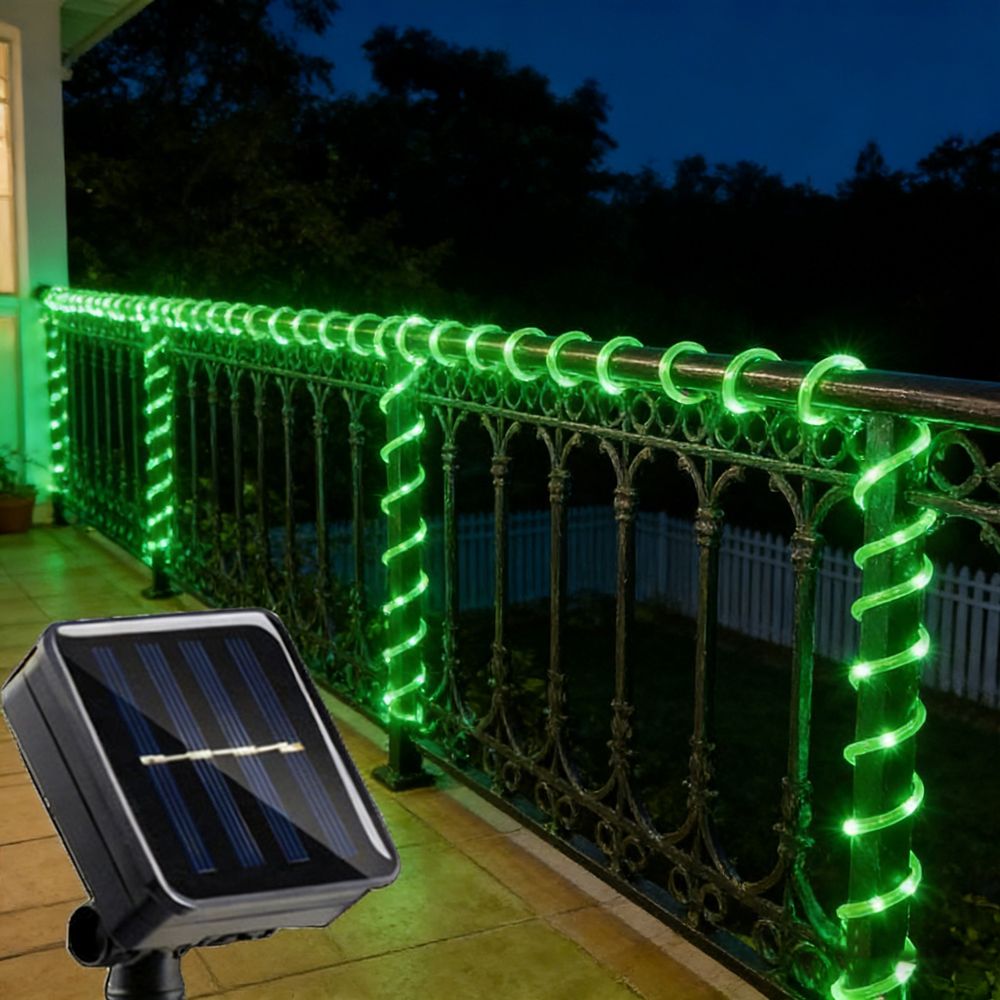 Solar Rope Lights Outdoor Blue - Outdoor Lighting On House のレビューと価格