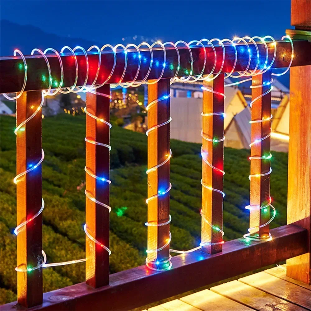 Solar Rope Lights Outdoor Blue - Outdoor Lighting On House のレビューと価格