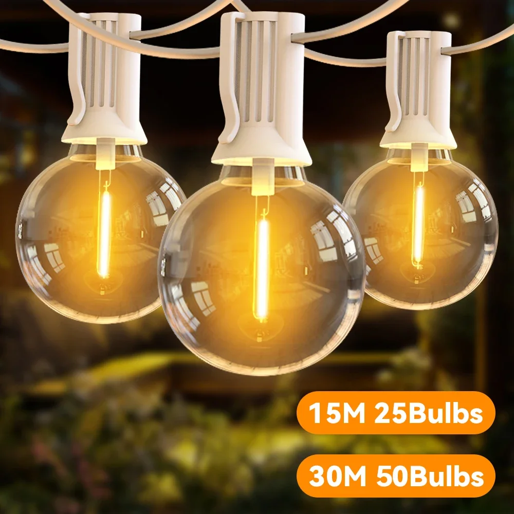 30M 15M Fairy String Light G40 - Outdoor Lighting Driveway のレビューと価格