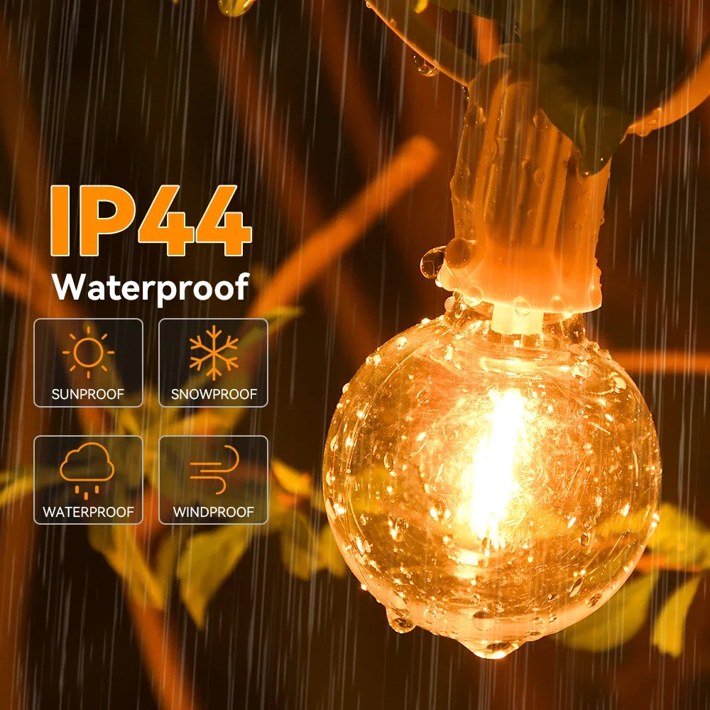 30M 15M Fairy String Light G40 - Outdoor Lighting Driveway のレビューと価格