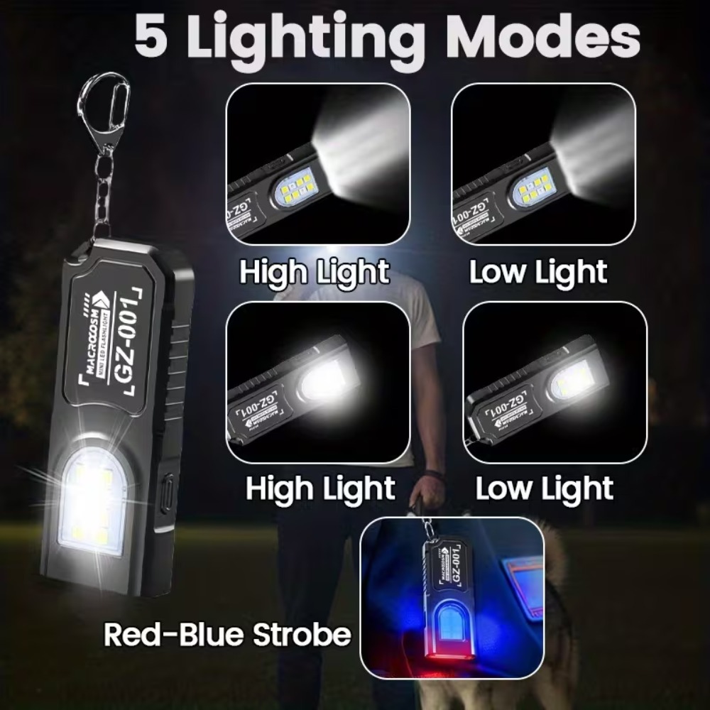 Mini COB LED Keychain Flashlig - Outdoor Lighting House のレビューと価格