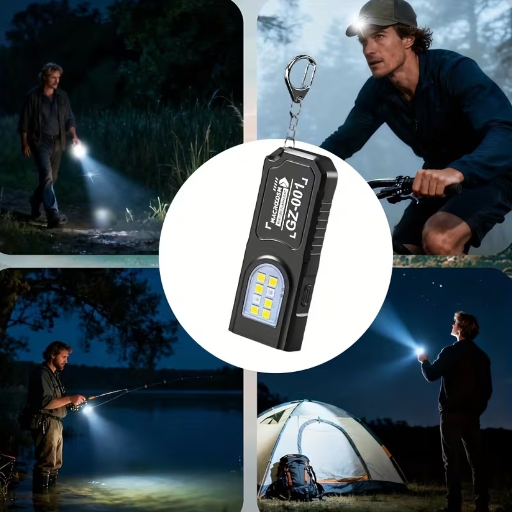 Mini COB LED Keychain Flashlig - Outdoor Lighting House のレビューと価格